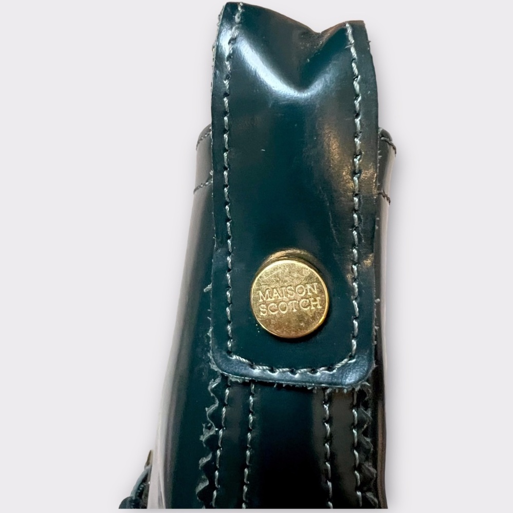 Scotch & Soda Maison Olivine Leather Brogue Boot Ankle Hiking Moto Boots EU 39 - Picture 9 of 14